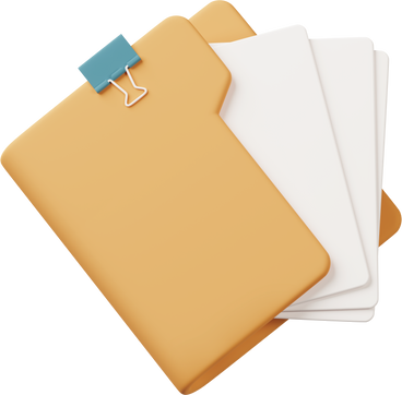 Paper folder with documents PNG, SVG