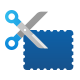 cutting coupon icon