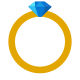 diamond ring icon