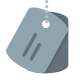 dog tag icon