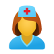 nurse female icon